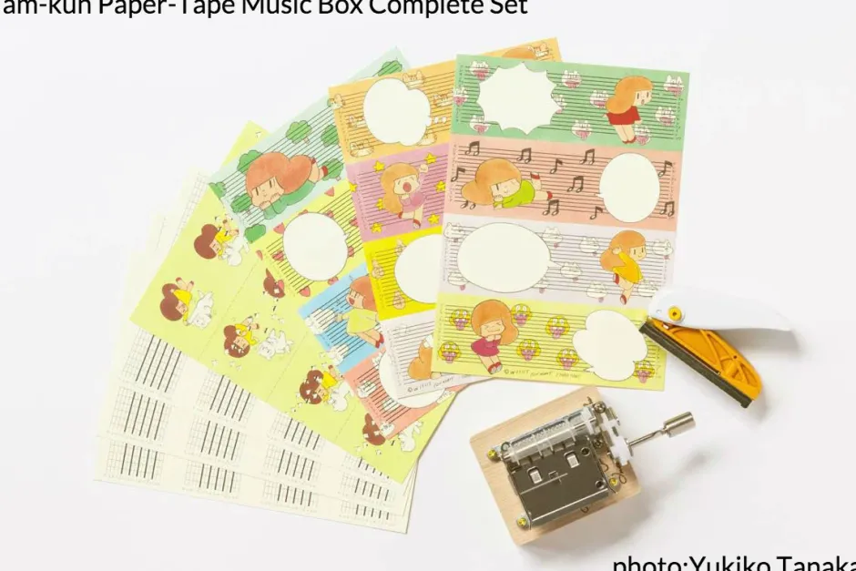 Gadgets>Tape Music Box Manga Series: Tam-kun Paper-Tape Music Box Set