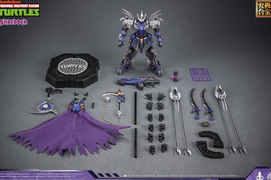 Teenage Mutant Ninja Turtles Shredder Alloy Action Figure Clearance