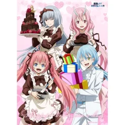 That Time I Got Reincarnated as a Slime B2 Kirakira Cloth Poster Valentine Ver. New