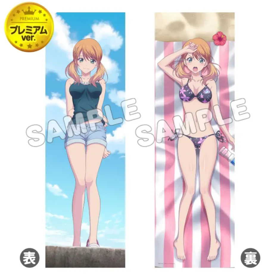 Cushions>The Cafe Terrace and Its Goddesses Dakimakura Pillow Cover Premium Riho Tsukishima (Re-run)