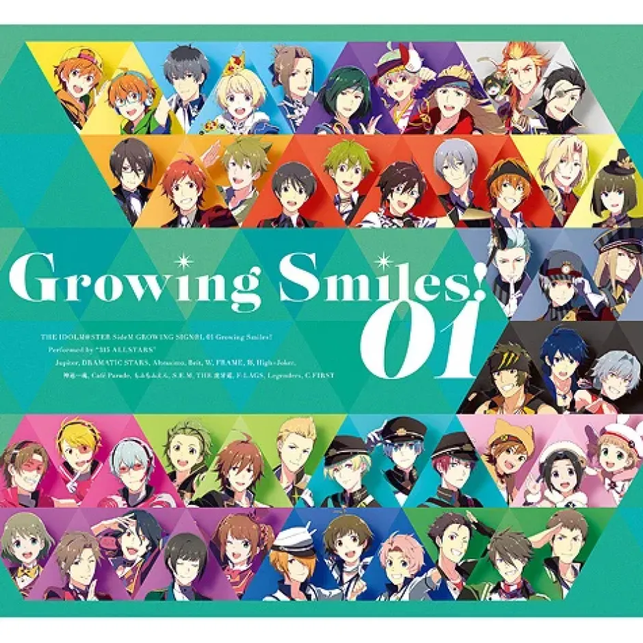 Game Music>The Idolm@ster SideM Growing Sign@l 01: Growing Smiles! (First Limited Edition / LP-size Jacket Ver.)