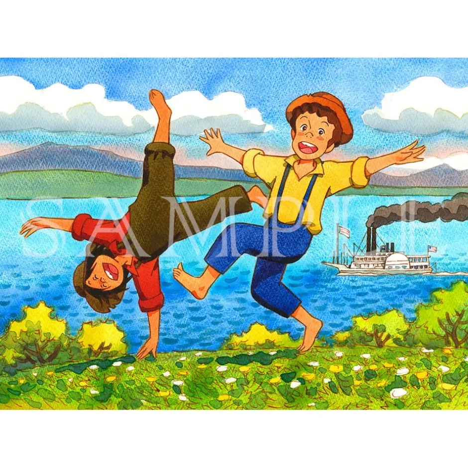 Fine Art>The Adventures of Tom Sawyer Chara Fine Graph Print