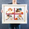 The Animals Original Artwork by Kazuma Kodaka Hot