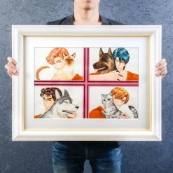 The Animals Original Artwork by Kazuma Kodaka Hot