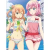 The Demon Girl Next Door Season 2 A3-Size Fabric Poster Momo & Mikan Best