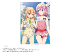 The Demon Girl Next Door Season 2 A3-Size Fabric Poster Momo & Mikan Best
