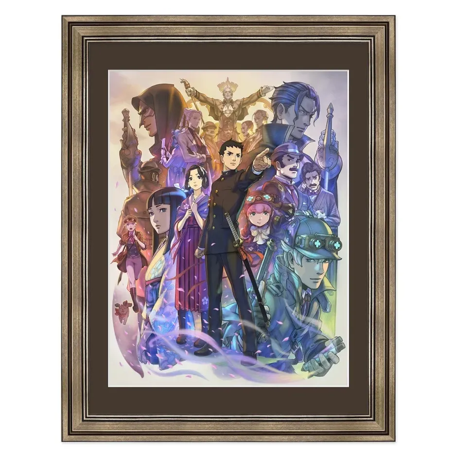 Fine Art>The Great Ace Attorney 2: Resolve Main Visual Chara Fine Graph w/ Frame