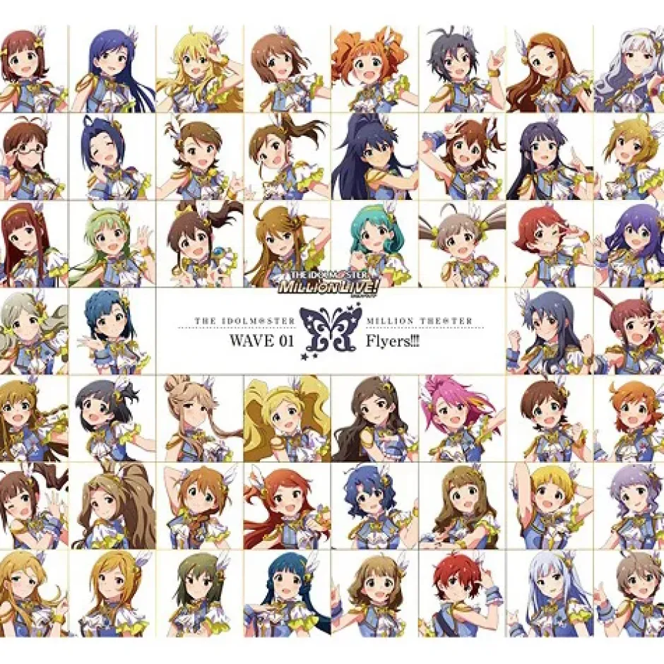 THE IDOLM@STER MILLION THE@TER WAVE 01 Flyers!!! w/ Blu-ray Discount