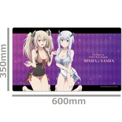 The Misfit of Demon King Academy Season 2 Character Rubber Mat Misha & Sasha A Discount
