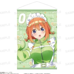 The Quintessential Quintuplets Specials 2 Double-Sided Tapestry Yotsuba Nakano: Jersey Maid Ver. Clearance