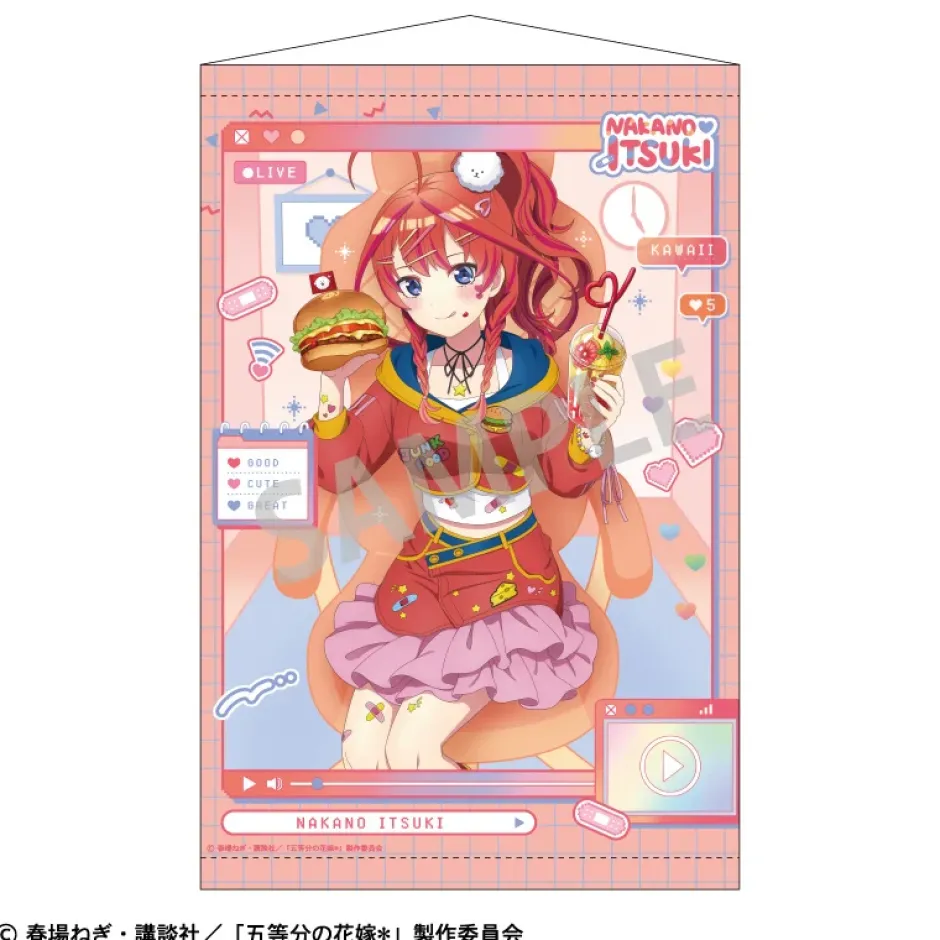 The Quintessential Quintuplets Specials 2 B2 Tapestry Itsuki Nakano: Haishinsha Narikiri Ver. New
