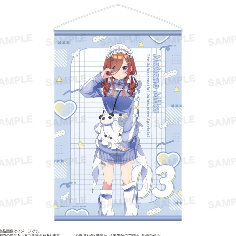 The Quintessential Quintuplets Specials 2 Double-Sided Tapestry Miku Nakano: Jersey Maid Ver. Discount