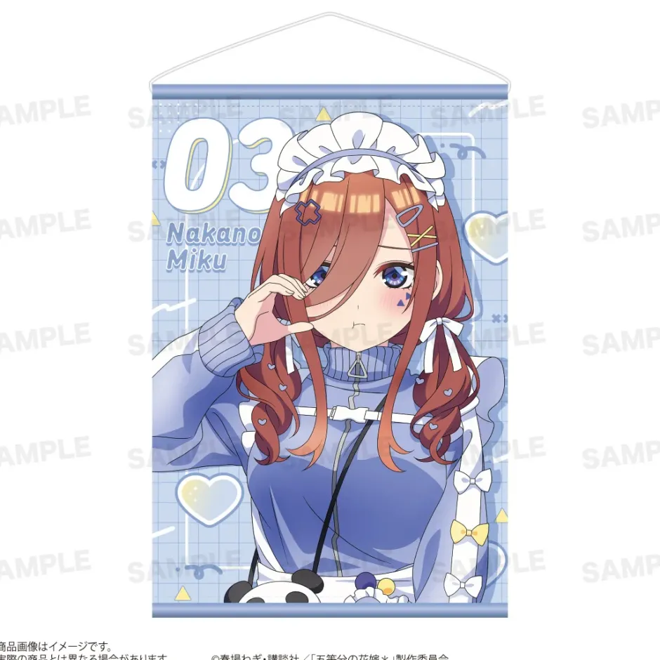 The Quintessential Quintuplets Specials 2 Double-Sided Tapestry Miku Nakano: Jersey Maid Ver. Discount