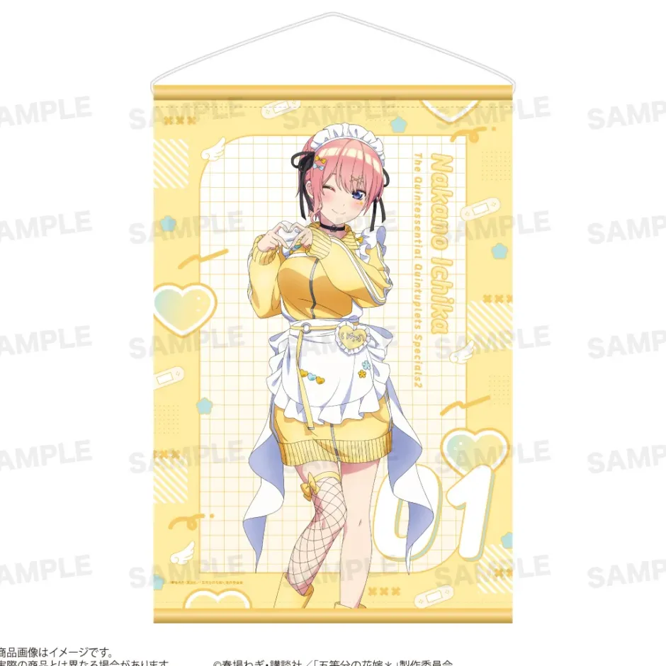 The Quintessential Quintuplets Specials 2 Double-Sided Tapestry Ichika Nakano: Jersey Maid Ver. Sale