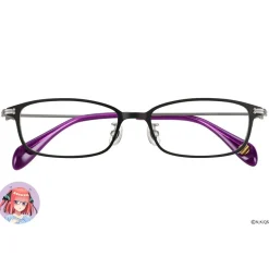 The Quintessential Quintuplets Specials2 Glass Frame w/ Original Eyeglass Case & Cleaning Cloth Set Nino Nakano Model New