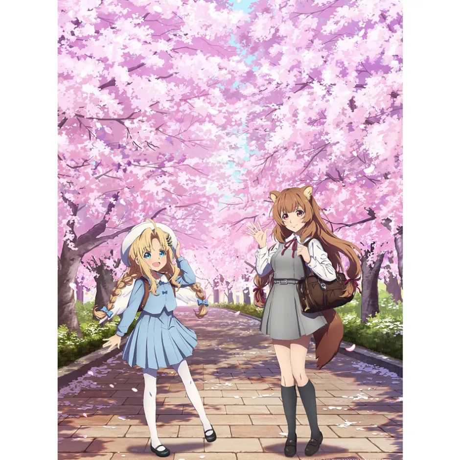 The Rising of the Shield Hero Season 4 A4 Chara Fine Graph Raphtalia & Filo: School Style Ver. Outlet
