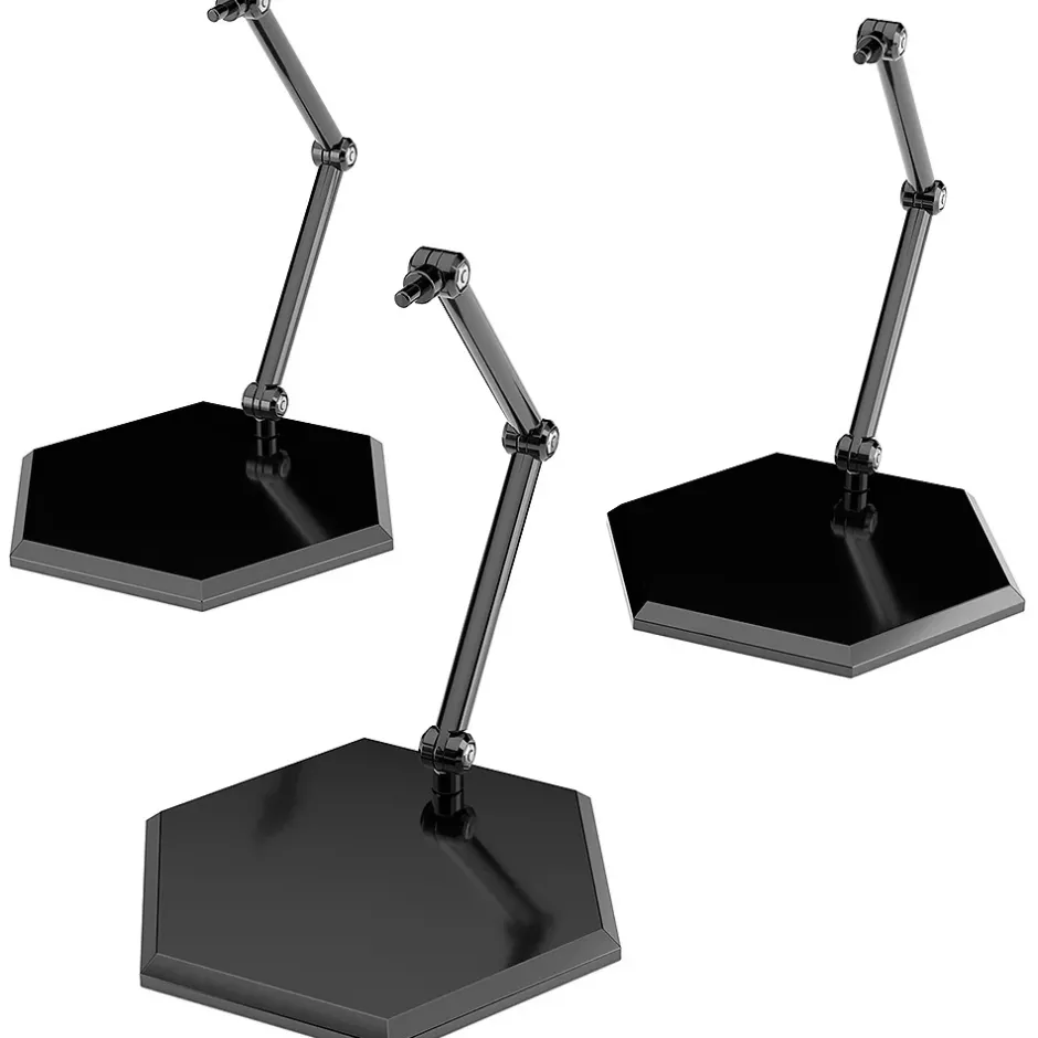 Plastic Models>The Simple Stand x3 Black Hex Type (for Figures & Models)