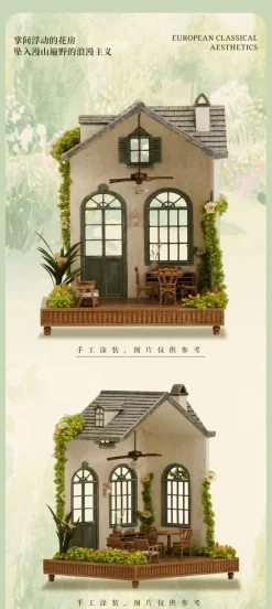 The South French Flower House 1/64 Scale Doll House Outlet
