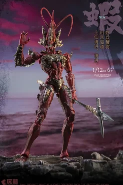 The Story of Mountain and Sea Series Shrimp Soldiers and Crab Generals Lang Ge 1/12 Scale Action Figure New