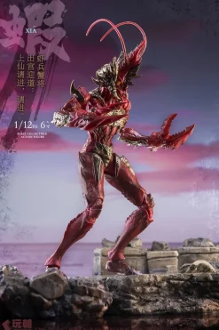 The Story of Mountain and Sea Series Shrimp Soldiers and Crab Generals Lang Ge 1/12 Scale Action Figure New
