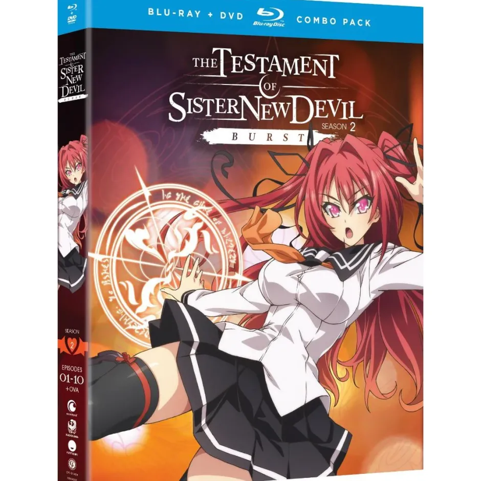 The Testament of Sister New Devil Burst Season 2 + OVA Blu-ray/DVD Combo Pack Online