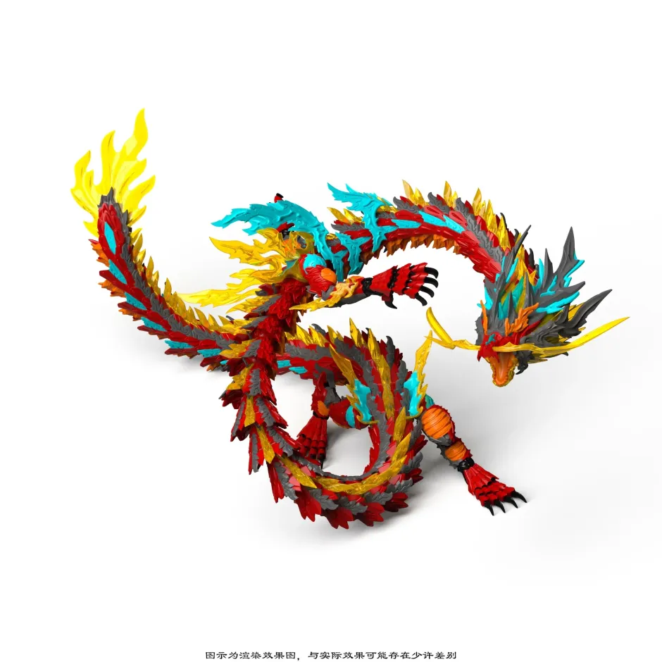 Plastic Models>The True Dragon Series ZL-0001 The Red Dragon King Plastic Model Kit