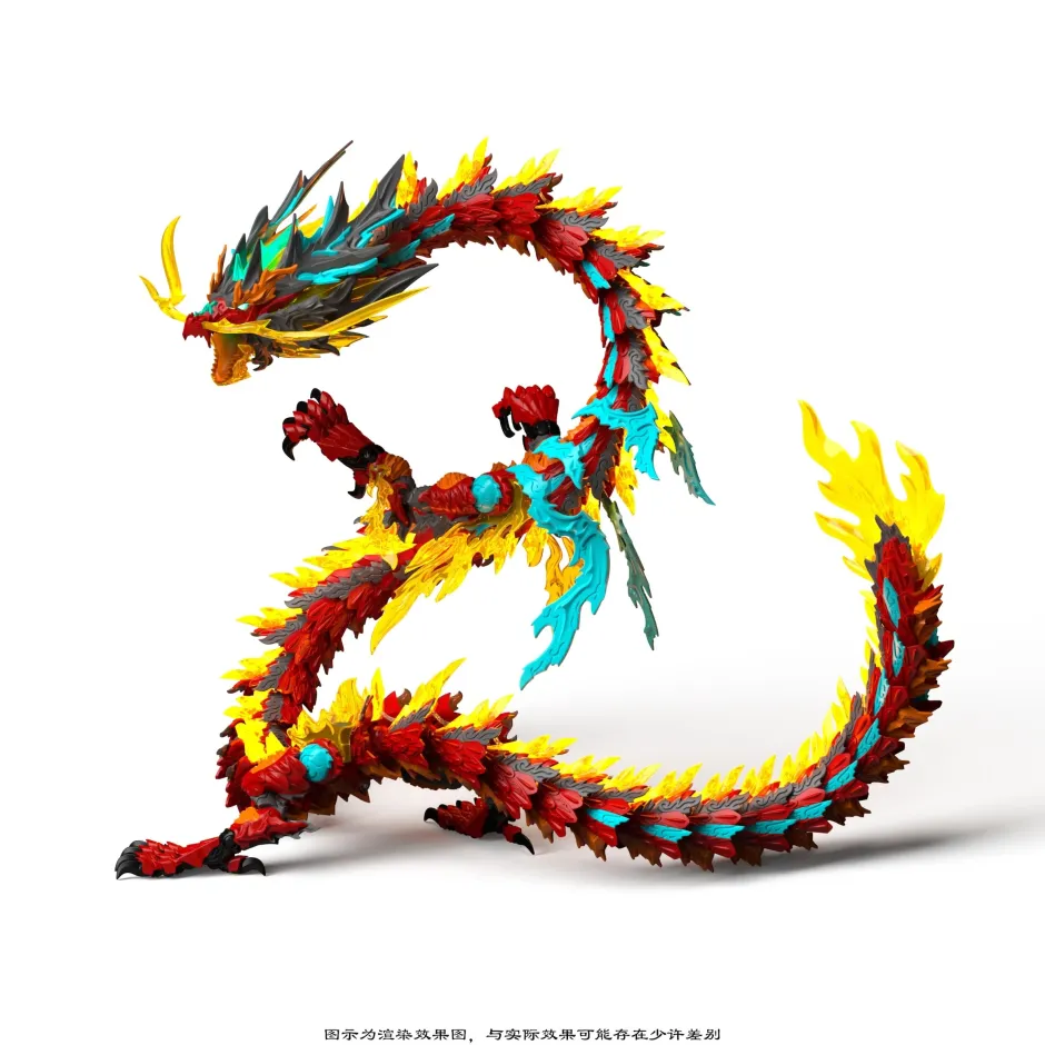 Plastic Models>The True Dragon Series ZL-0001 The Red Dragon King Plastic Model Kit