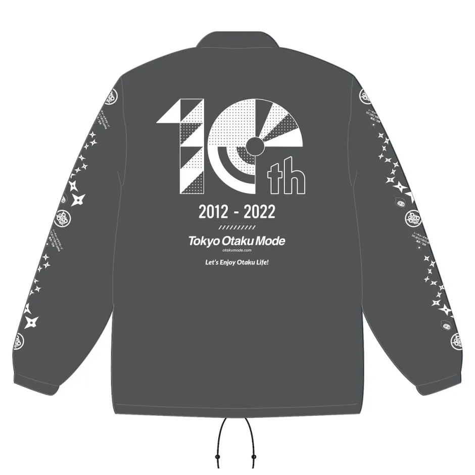 Tokyo Otaku Mode 10th Anniversary Coach Jacket Cement Hot