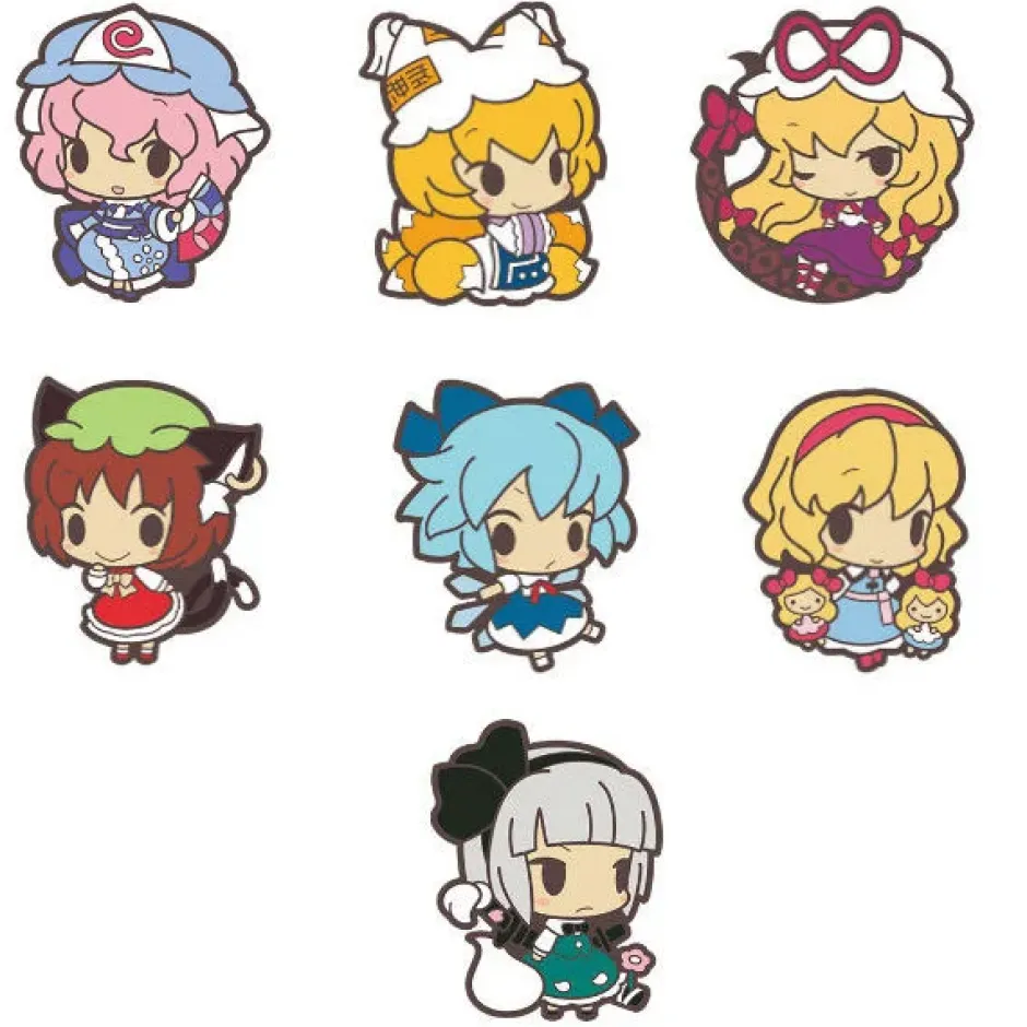 Smartphone Straps>Touhou Poppuchi Rubber Strap Collection Part 2
