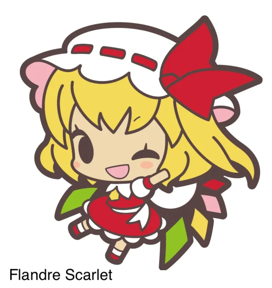 Smartphone Straps>Touhou Poppuchi Rubber Strap Collection Part 1