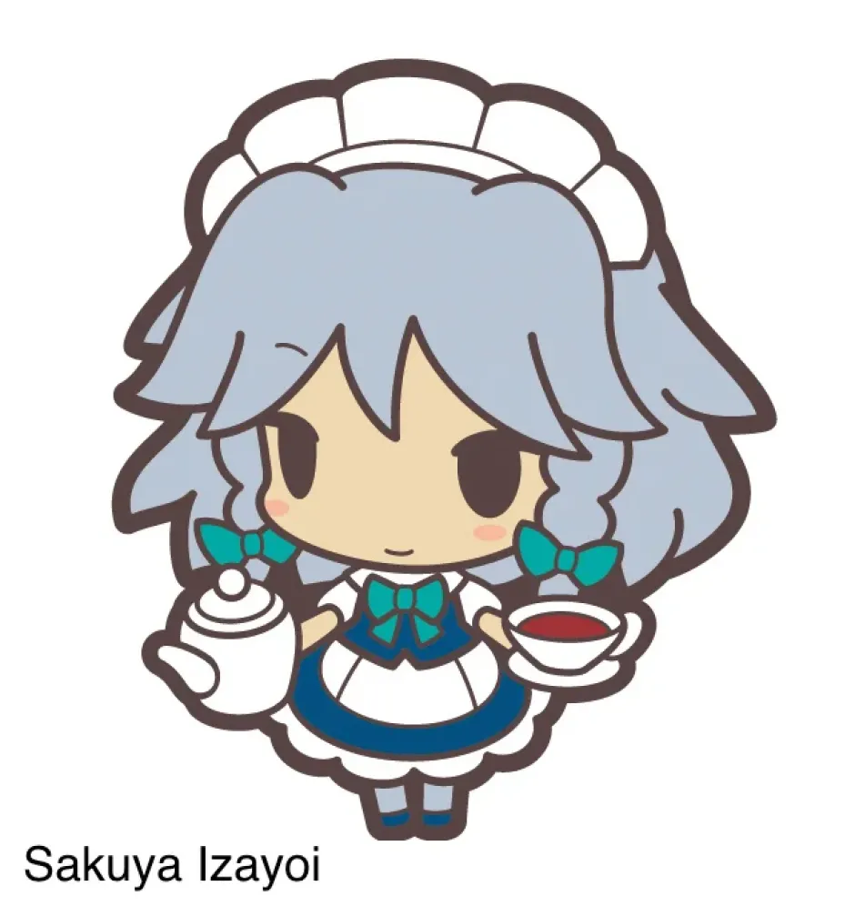 Smartphone Straps>Touhou Poppuchi Rubber Strap Collection Part 1