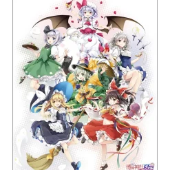 Art Canvas Boards>Touhou Project Hakurei Shrine Summer Festival Canvas Art Board