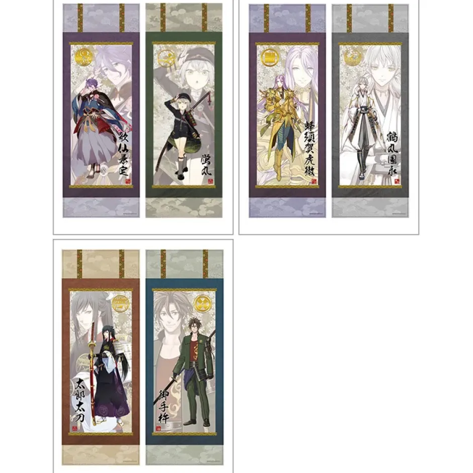Touken Ranbu -ONLINE-: Trading Paper Posters - Second Division (Box of 8 Packs) Clearance