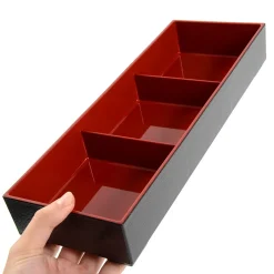 Traditional Black & Red Long Bento Box Best