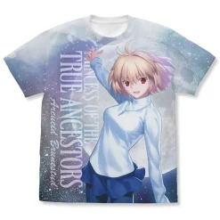 Tops>Tsukihime -A Piece of Blue Glass Moon- Arcueid Brunestud Embroidery Work Shirt Gray