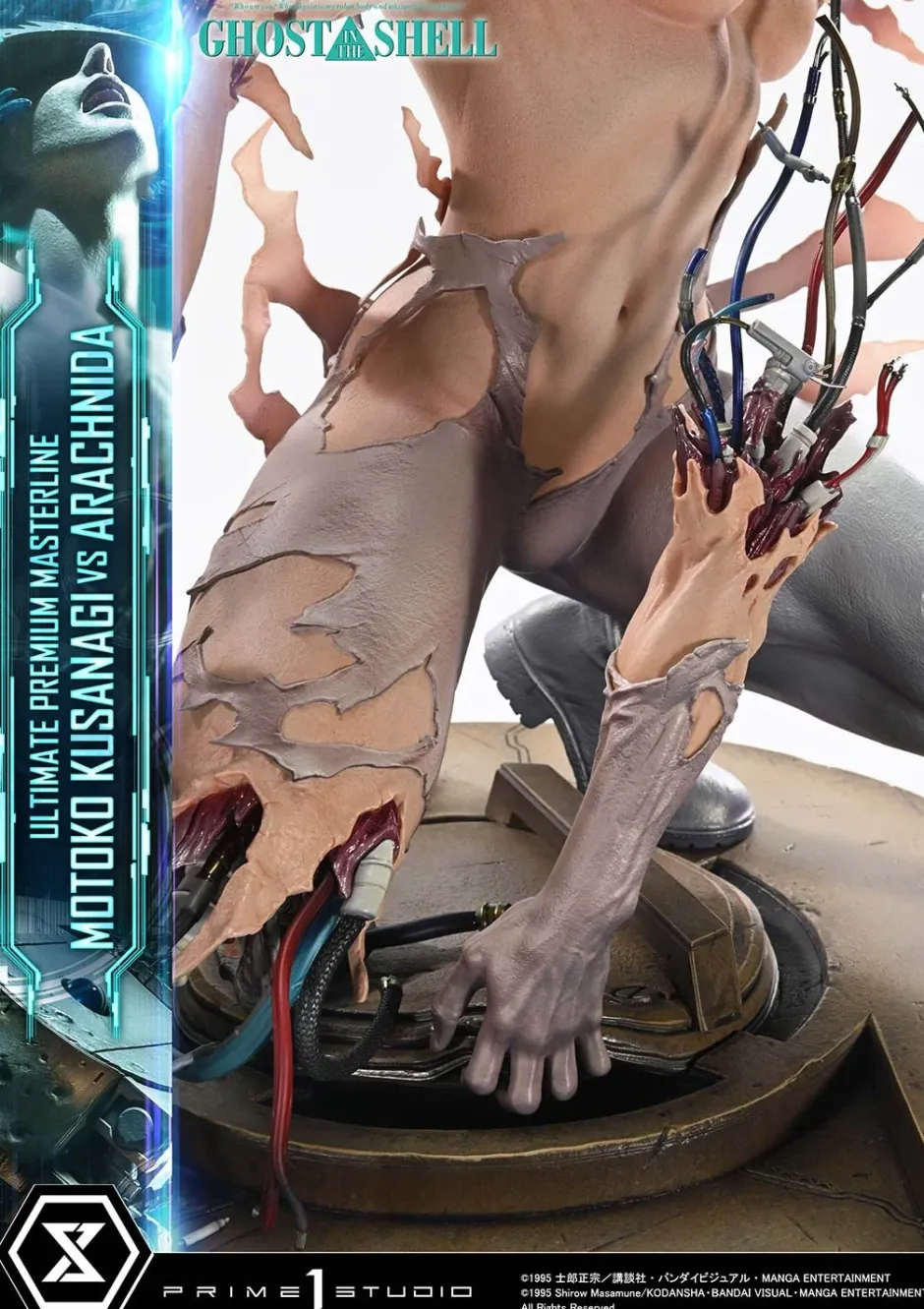 Ultimate Premium Masterline Ghost in the Shell Motoko Kusanagi vs Arachnida 1/4 Scale Figure