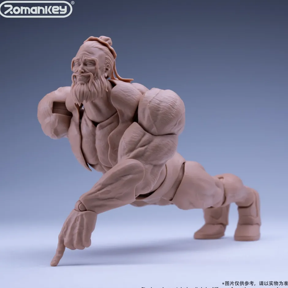 Action Figures>UMS003 Male Body Big Guy: Normal Skin 1/12 Scale Action Figure