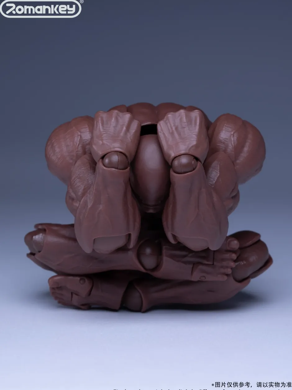 Action Figures>UMS003 Male Body Big Guy: Tan Skin 1/12 Scale Action Figure