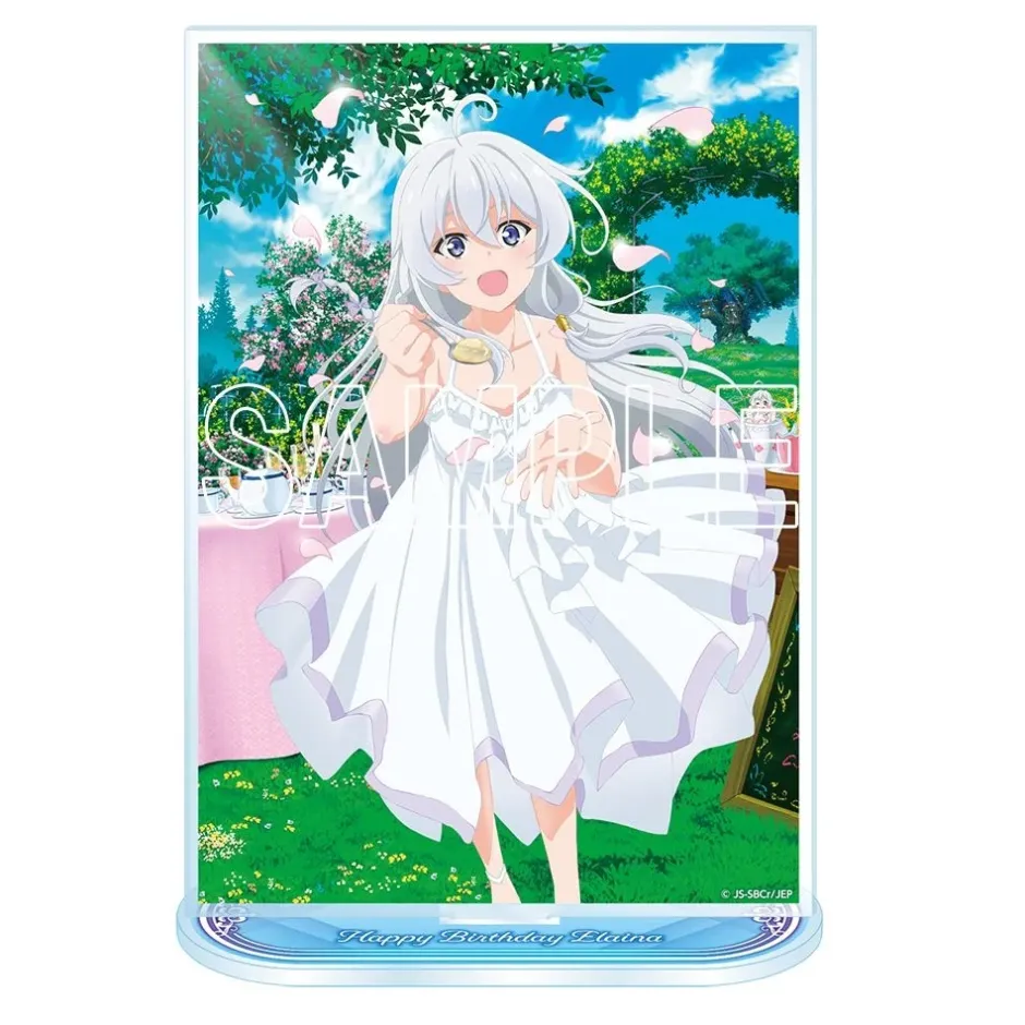 Acrylic Art Boards>Wandering Witch: The Journey of Elaina Happy Birthday Elaina Acrylic Illustration Board - Dress Ver.