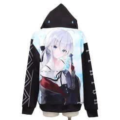 Jackets & Hoodies>Wandering Witch: The Journey of Elaina Reversible Jacket