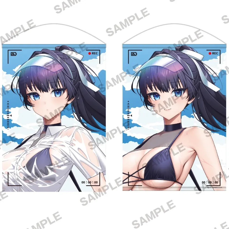 What Happens When You Save Two Beautiful Sisters Who Hate Men Without Telling Them Your Name? B2-Size Two-Pattern Tapestry - Aina Shinjo Outlet