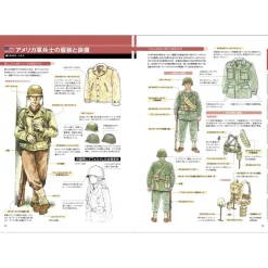 How To Draw>WWII Military Uniforms & Weapons Drawing Material Book