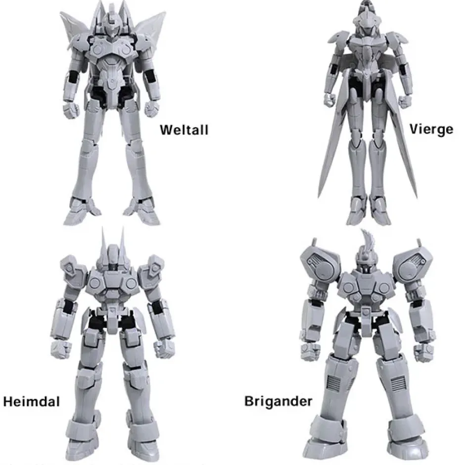 Plastic Models>Xenogears Structure Arts 1/144 Scale Plastic Model Kit Series Vol. 1 Set (Re-run)