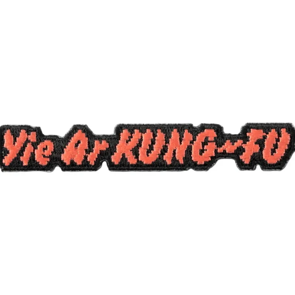 Exclusives|Stickers>Yie Ar Kung-Fu Embroidered Sticker Title Logo