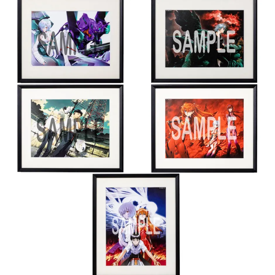 Yoshiyuki Sadamoto Neon Genesis Evangelion B4-Size Reproduction Art Print New