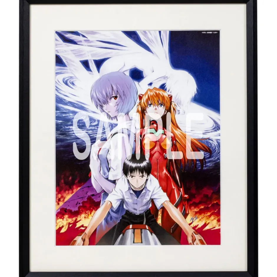 Yoshiyuki Sadamoto Neon Genesis Evangelion B4-Size Reproduction Art Print New