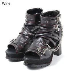 YOSUKE 2015SS Chain Bootie Sandals New