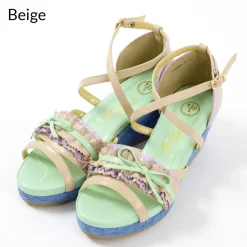 YOSUKE 2015SS Macaroon Frilled Sandals Best