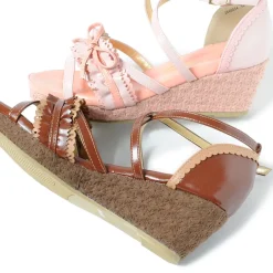 YOSUKE 2015SS Macaroon Frilled Sandals Best