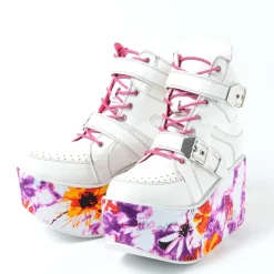 YOSUKE 2015SS Platform Double Belt High Cut Sneakers Best